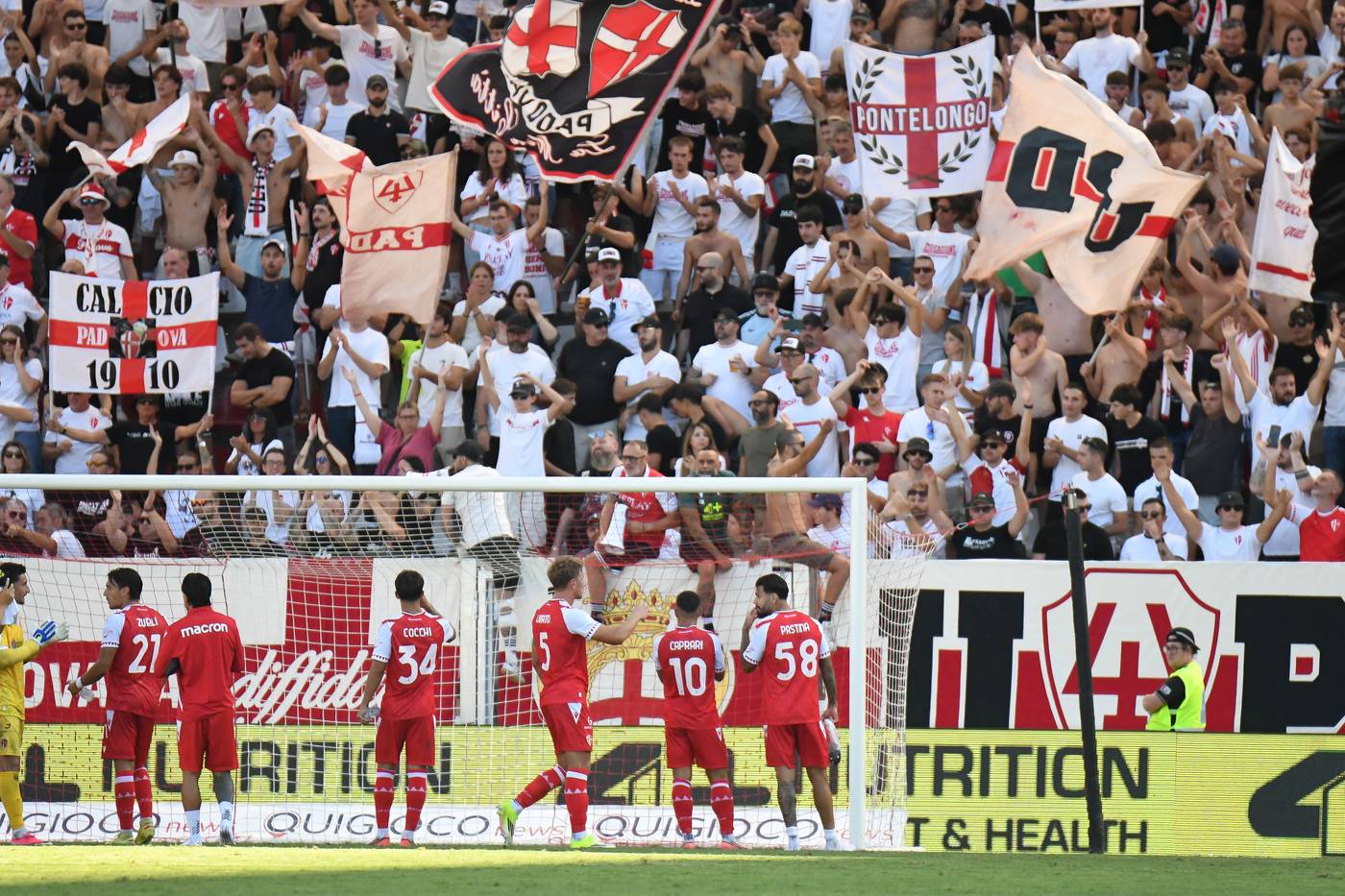 Il Padova frena lo slancio dell'Ascoli: 1 a 0 all'Euganeo
