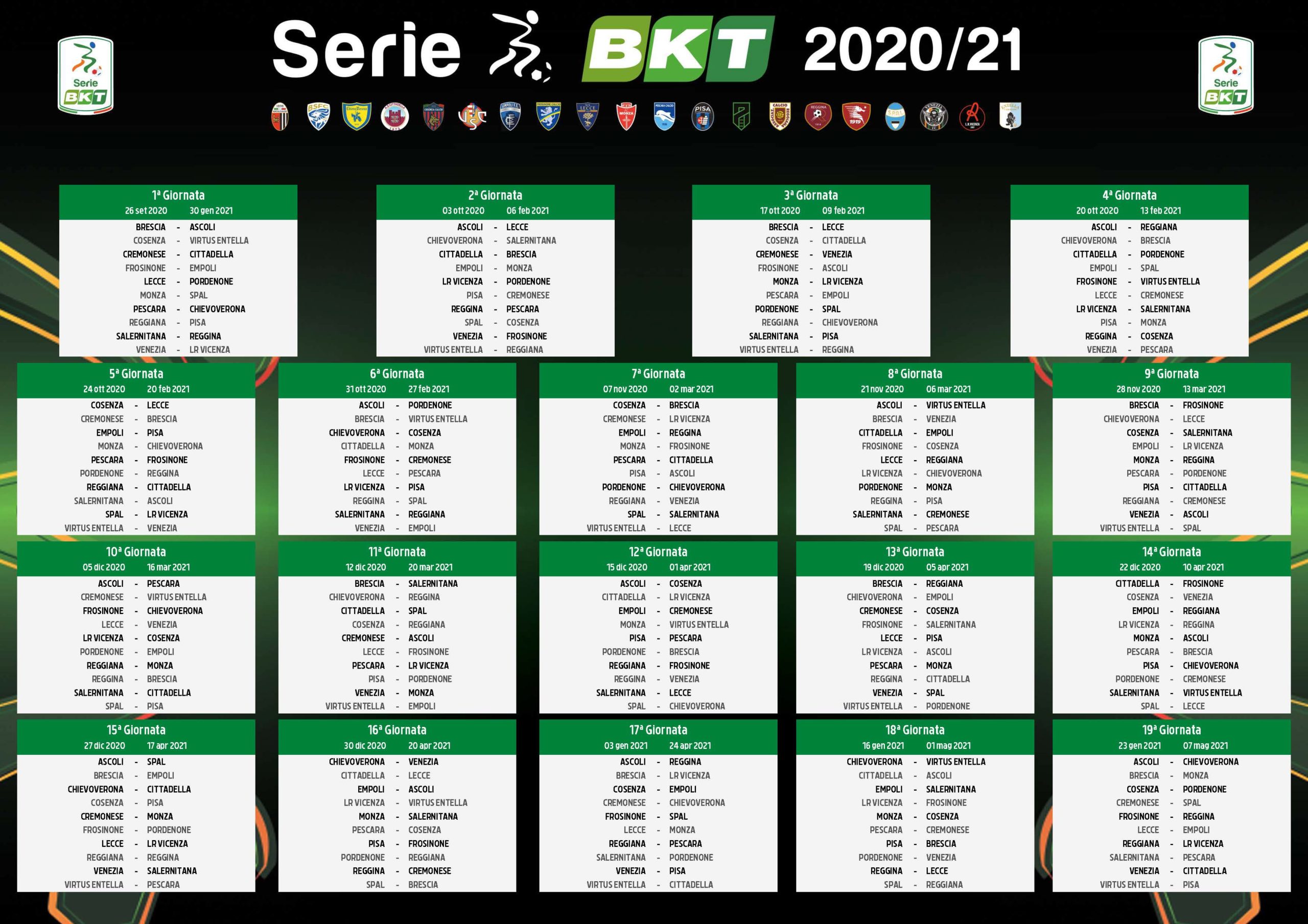 Calendario Serie B 2021 2022 Completo Pdf Da Scaricare Video IMAGESEE