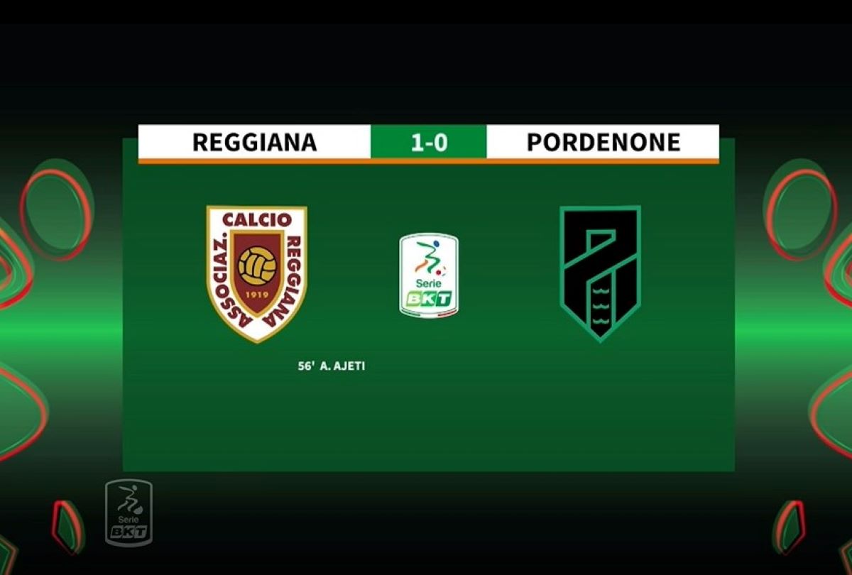 Reggiana-Pordenone 1-0 - Lega B