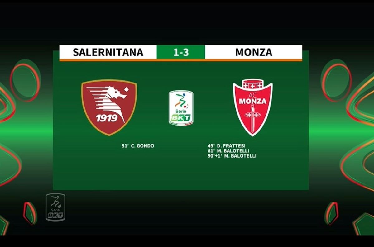 Salernitana-Monza 1-3 - Lega B